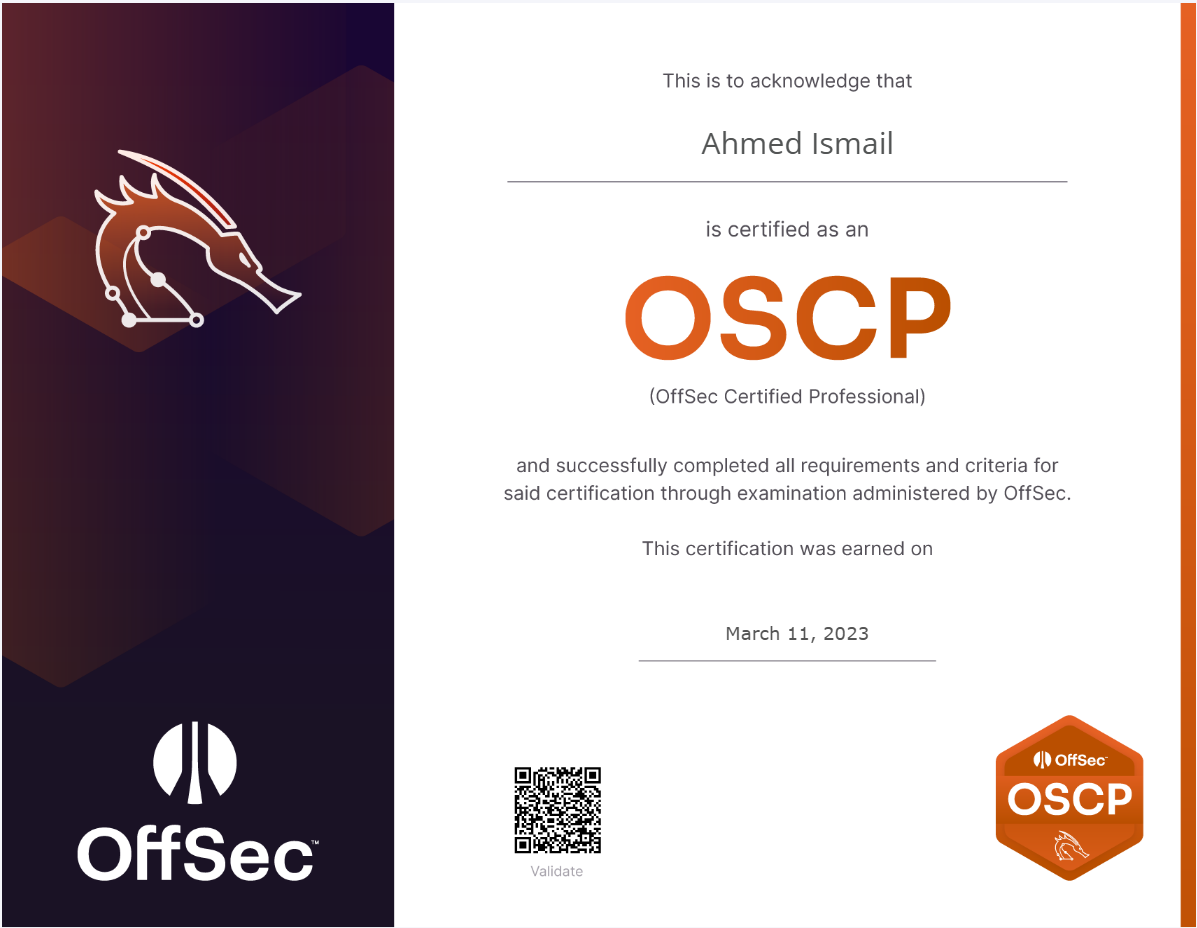 OSCP credential